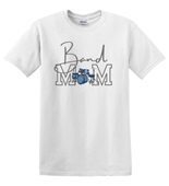 Epic Adult/Youth Band MOM Blue Drums Music Symphony Club Cotton Graphic T-Shirts