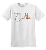 Epic Adult/Youth Orchestra Classical Music Symphony Cello Cotton Graphic T-Shirts