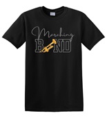 Epic Adult/Youth Marching Band Trumpet Brass Horn Cotton Graphic T-Shirts