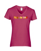 Epic Ladies Fanum Tax internet text app slang V-Neck Graphic T-Shirts