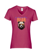 Epic Ladies Don't Poke The Bear V-Neck Graphic T-Shirts