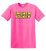Epic Adult/Youth Chicken Jockey Funny Zombie Game Movie Cotton Graphic T-Shirts