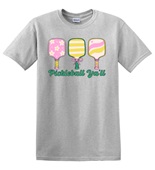 Epic Adult/Youth Pickleball Ya'll Cute Paddles Bow Daisy Cotton Graphic T-Shirts