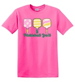 Epic Adult/Youth Pickleball Ya'll Cute Paddles Bow Daisy Cotton Graphic T-Shirts