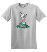 Epic Adult/Youth Dink Responsibly Pickleball Pink Martini Cotton Graphic T-Shirts