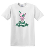 Epic Adult/Youth Dink Responsibly Pickleball Pink Martini Cotton Graphic T-Shirts