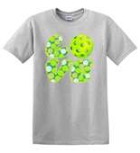 Epic Adult/Youth LOVE Pickleball Dink Paddle Game Cotton Graphic T-Shirts