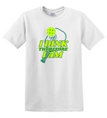 Epic Adult/Youth I Dink Therefore I Am Pickleball Cotton Graphic T-Shirts
