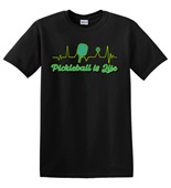 Epic Adult/Youth Pickleball is Life Paddle Ball Game Cotton Graphic T-Shirts