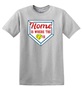 Epic Adult/Youth Home Is Where The Heart Is Softball Cotton Graphic T-Shirts