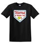 Epic Adult/Youth Home Is Where The Heart Is Softball Cotton Graphic T-Shirts