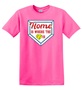 Epic Adult/Youth Home Is Where The Heart Is Softball Cotton Graphic T-Shirts