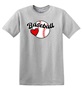 Epic Adult/Youth Baseball Love Heart Cotton Graphic T-Shirts