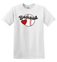 Epic Adult/Youth Baseball Love Heart Cotton Graphic T-Shirts