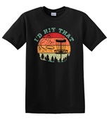 Epic Adult/Youth I'd Hit That Disc Golf Distressed Cotton Graphic T-Shirts