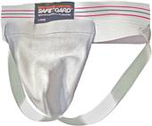 Youth (YR - White) Wide Waist Band Athletic Supporter w/ Cup Pocket (cup not included)