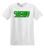 Epic Adult/Youth Chicken Jockey Funny Zombie Movie Mine Cotton Graphic T-Shirts