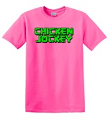 Epic Adult/Youth Chicken Jockey Funny Zombie Movie Mine Cotton Graphic T-Shirts