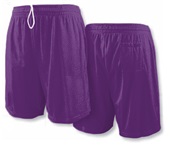 Womens 6" Inseam Deep Side Pockets Mesh Shorts