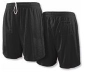 Womens 6" Inseam Deep Side Pockets Mesh Shorts