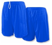 Womens 6" Inseam Deep Side Pockets Mesh Shorts