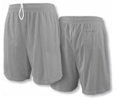 Womens 6" Inseam Deep Side Pockets Mesh Shorts