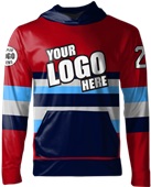Sublimated Fleece-Lined Hoodie - "Bandit" Custom Team Gear