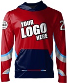 Sublimated Fleece-Lined Hoodie - "Ellipses" Custom Team Gear