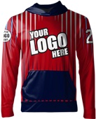 Sublimated Fleece-Lined Hoodie - "Rays" Custom Team Gear