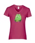 Epic Ladies Pride Love Non Binary Frog Ally lgbtqia V-Neck Graphic T-Shirts