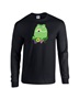 Epic Pride Love Non Binary Frog Ally lgbtqia Long Sleeve Cotton Graphic T-Shirts