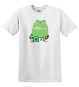 Epic Adult/Youth Pride Trans Love Frog Ally LGBTQIA Cotton Graphic T-Shirts