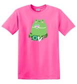 Epic Adult/Youth Pride Trans Love Frog Ally LGBTQIA Cotton Graphic T-Shirts