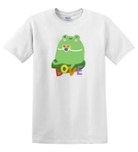 Epic Adult/Youth Pride Gay Frog Love Ally LGBTQIA Cotton Graphic T-Shirts