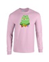 Epic Pride Gay Frog Love Ally LGBTQIA Long Sleeve Cotton Graphic T-Shirts