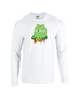 Epic Pride Gay Frog Love Ally LGBTQIA Long Sleeve Cotton Graphic T-Shirts