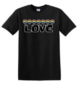 Epic Adult/Youth Pride Pixel Craft Love Ally LGBTQIA Cotton Graphic T-Shirts