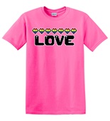 Epic Adult/Youth Pride Pixel Craft Love Ally LGBTQIA Cotton Graphic T-Shirts