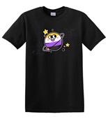 Epic Adult/Youth Pride Non Binary Planet Ally LGBTQIA Cotton Graphic T-Shirts