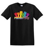 Epic Adult/Youth Pride Proud Ally Love Rainbow LGBTQIA Cotton Graphic T-Shirts