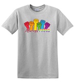 Epic Adult/Youth Pride Always Proud Love Rainbow LGBTQIA Cotton Graphic T-Shirts