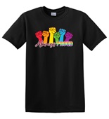 Epic Adult/Youth Pride Always Proud Love Rainbow LGBTQIA Cotton Graphic T-Shirts