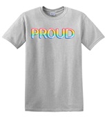 Epic Adult/Youth Pride Proud Love Rainbow LGBTQIA Cotton Graphic T-Shirts