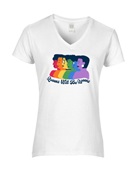 Epic Ladies Pride Queens Will Be Rainbow LGBTQIA V-Neck Graphic T-Shirts
