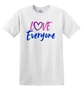 Epic Adult/Youth Pride Love Everyone Bi Ally LGBTQIA Cotton Graphic T-Shirts