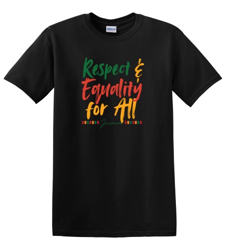 Epic Adult/Youth Respect Equality for All Juneteenth Cotton Graphic T-Shirts. Free shipping.  Some exclusions apply.
