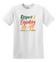 Epic Adult/Youth Respect Equality for All Juneteenth Cotton Graphic T-Shirts