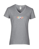 Epic Ladies Pride is Everyday Ally Rainbow LGBTQIA V-Neck Graphic T-Shirts