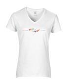 Epic Ladies Pride is Everyday Ally Rainbow LGBTQIA V-Neck Graphic T-Shirts