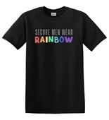 Epic Adult/Youth Pride Secure Men Wear Rainbow LGBTQIA Cotton Graphic T-Shirts